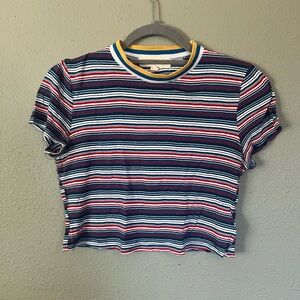 Urban Outfitters Small Striped Crop Top